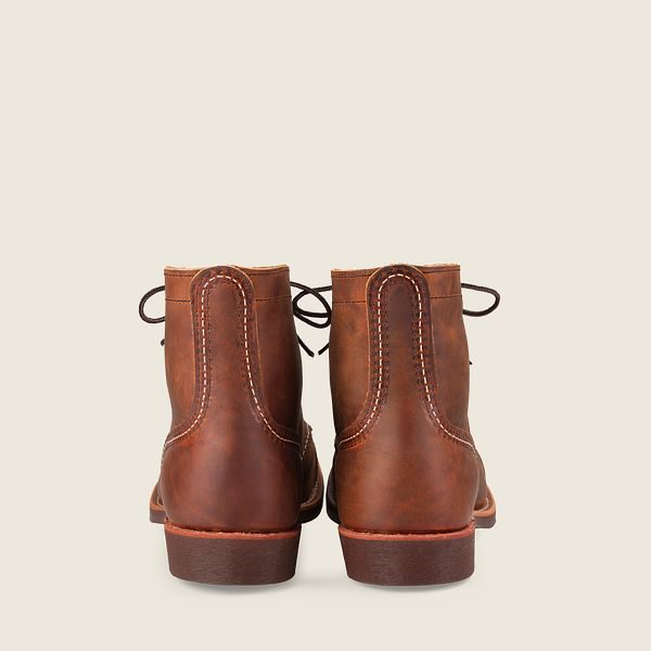 Red Wing Shoes Iron Ranger Leather Ankle Boots - Brown for Men