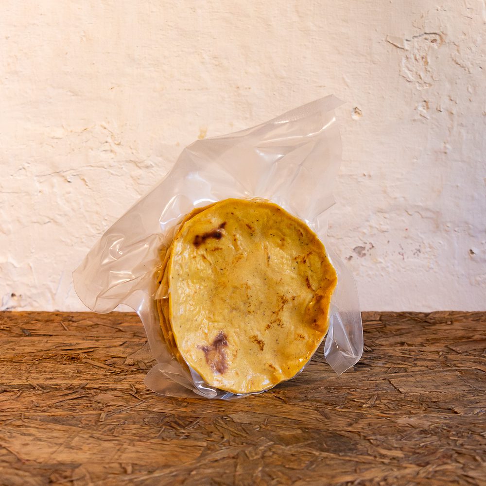 TORTILLAS DE MAÍZ AMARILLAS PAQUETE Del Otro Lado