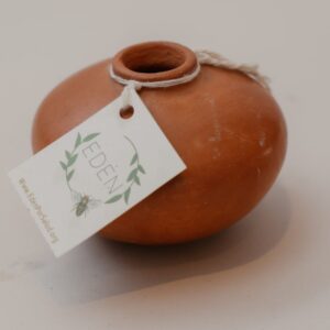candelero de barro grande - unidad