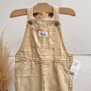 Overol beige lona