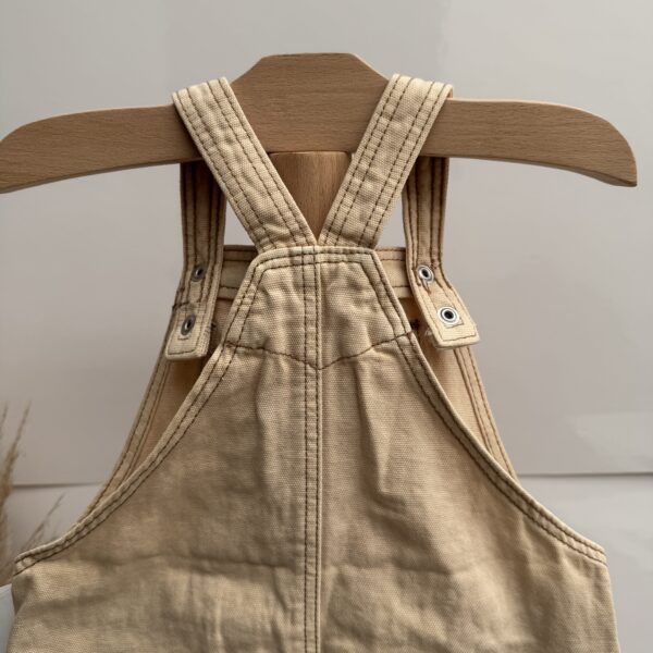 Overol beige lona - Imagen 3