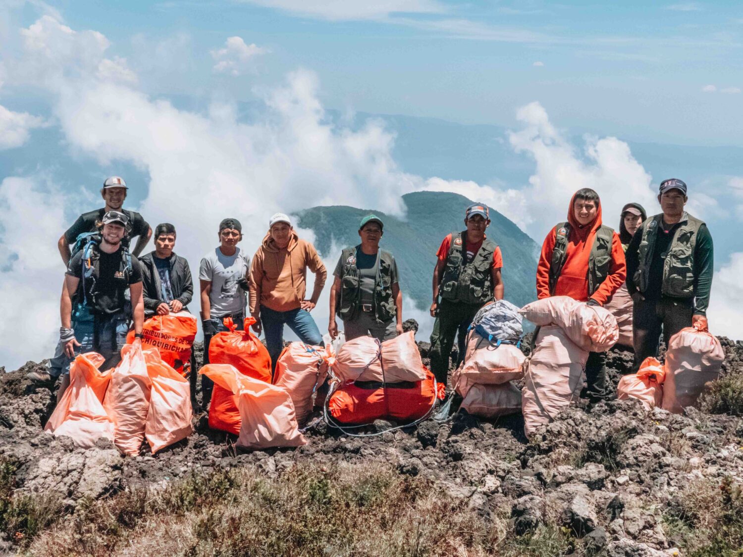 Cleaning Volcano Atitlan